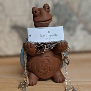 Kate Spade long chain spades necklace